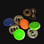 colorful metal snaps